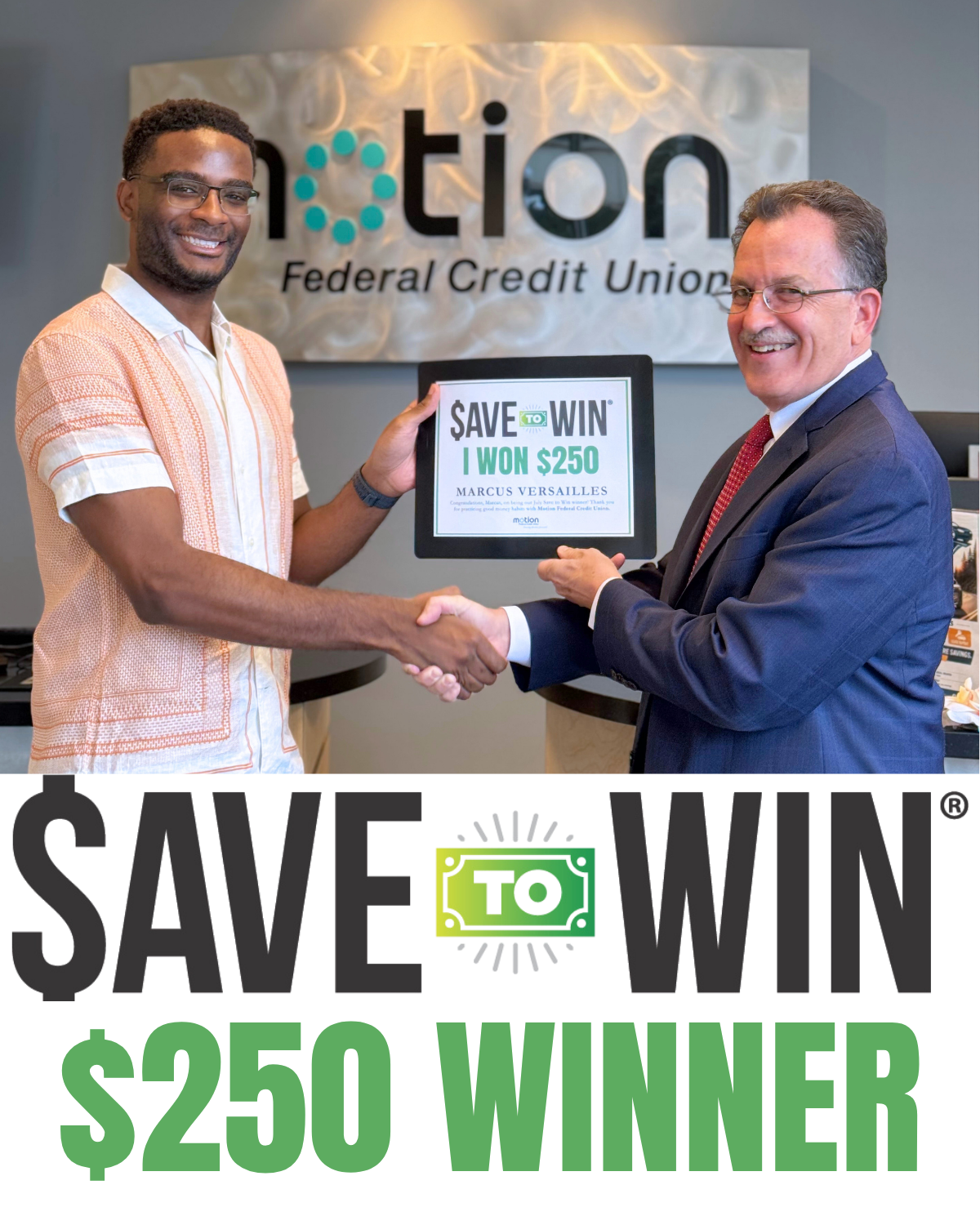 Save to Win July Winner
